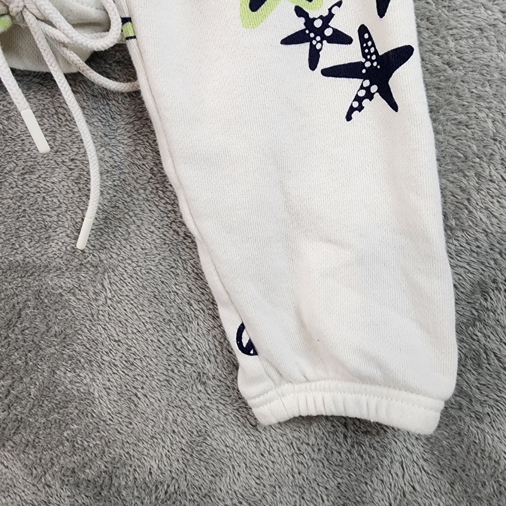 Offline by Aerie Sweatshirt Womens Small  White Graphic Print Drawstring Hem - Picture 8 of 13